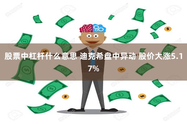 股票中杠杆什么意思 迪克希盘中异动 股价大涨5.17%