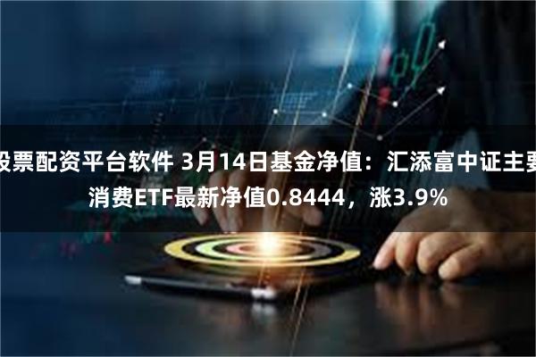 股票配资平台软件 3月14日基金净值：汇添富中证主要消费ETF最新净值0.8444，涨3.9%